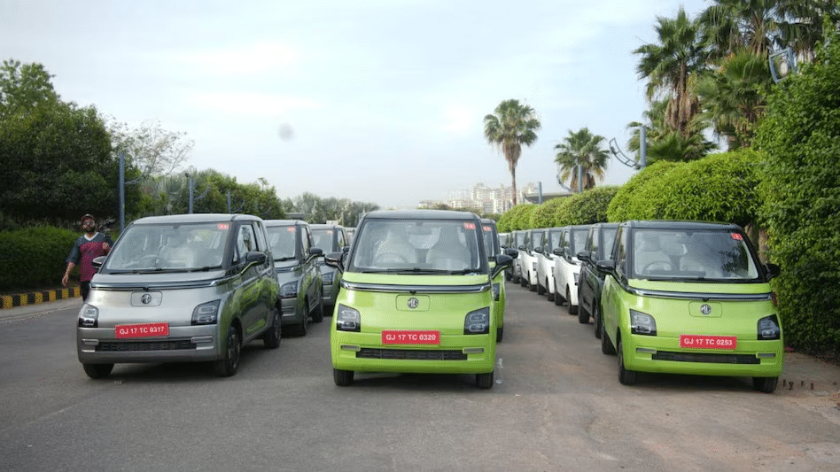 mg comet electric car price