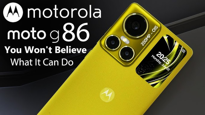 Moto G86 5G Unveiled